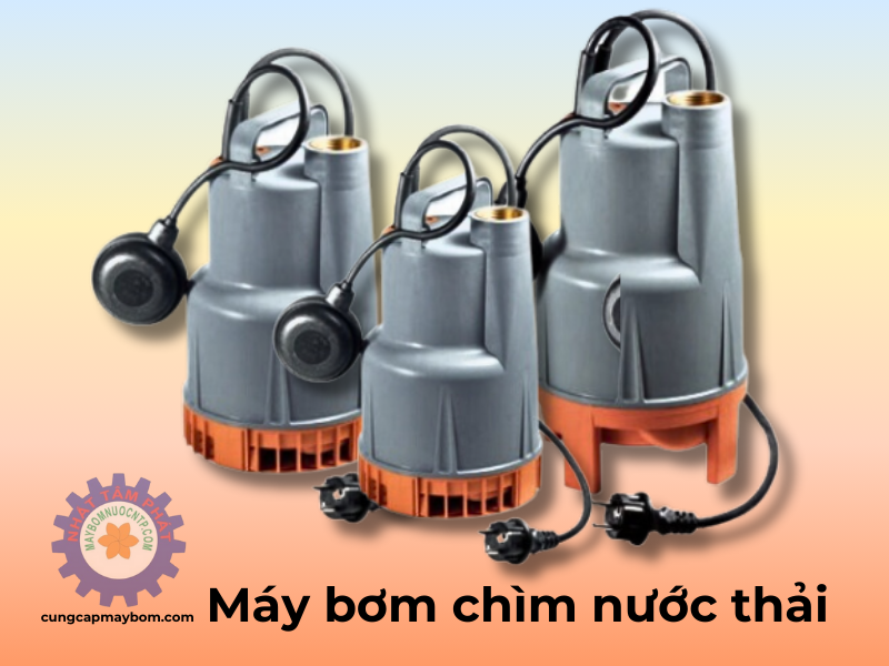 Máy bơm chìm nước thải có phao